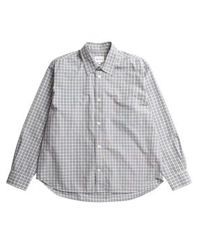 Norse Projects NORSE PROJECTS FALSTER FINE OVERSIZED CHECK SHIRT CERULEAN