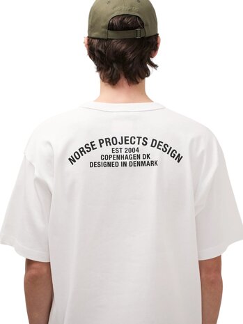 Norse Projects NORSE PROJECTS SNEKKERSTEN HEAVY COTTON T-SHIRT WHITE Norse Projects NORSE PROJECTS SNEKKERSTEN HEAVY COTTON T-SHIRT WHITE