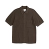 Norse Projects NORSE PROJECTS FREDENSBORG SHIRT SHORT SLEEVE TURKISH COFFEE