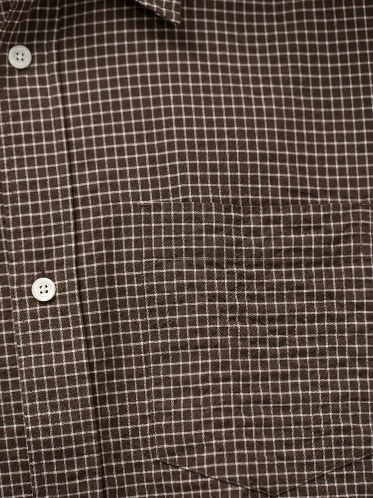 Norse Projects NORSE PROJECTS ESPEVIK SHIRT SHORT SLEEVE TAUPE CHECK Norse Projects NORSE PROJECTS ESPEVIK SHIRT SHORT SLEEVE TAUPE CHECK