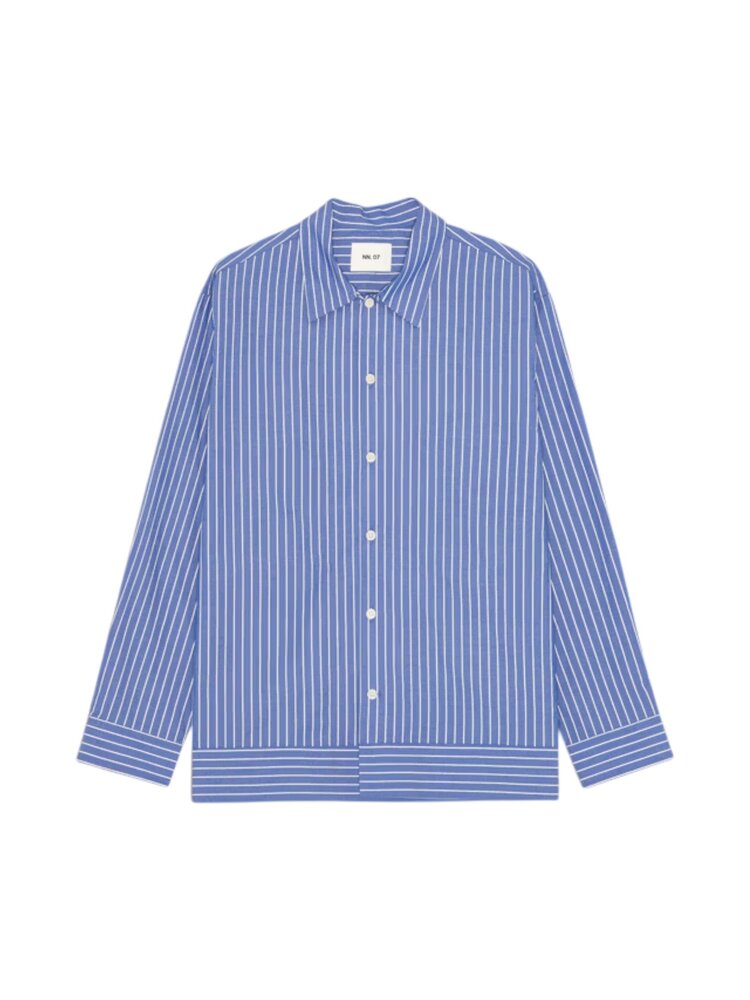 NN07 NN.07 REED SHIRT AQUA STRIPE NN07 NN.07 REED SHIRT AQUA STRIPE