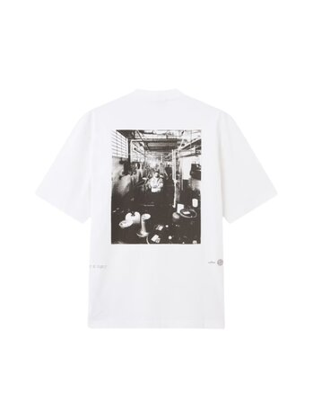 Stone Island STONE ISLAND CARLO RIVETTI BACKPRINT T-SHIRT WHITE Stone Island STONE ISLAND CARLO RIVETTI BACKPRINT T-SHIRT WHITE