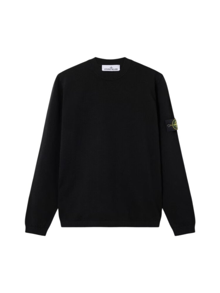 Stone Island STONE ISLAND MICRO STITCH PULLOVER BLACK