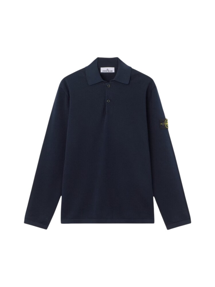 Stone Island STONE ISLAND MICRO STITCH PULLOVER NAVY Stone Island STONE ISLAND MICRO STITCH PULLOVER NAVY