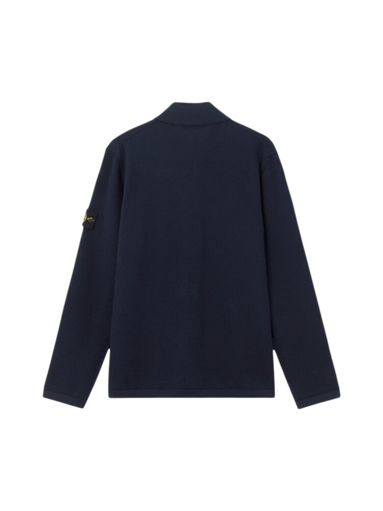 Stone Island STONE ISLAND MICRO STITCH PULLOVER NAVY Stone Island STONE ISLAND MICRO STITCH PULLOVER NAVY