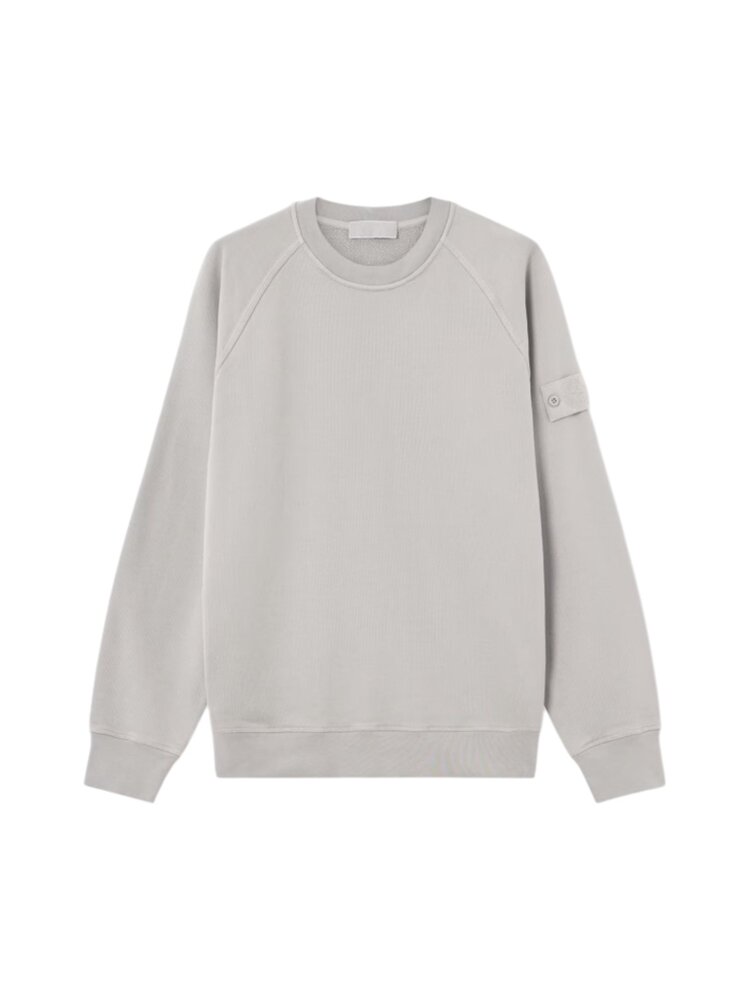 Stone Island STONE ISLAND GHOST HEAVY COTTON SWEATER GREY Stone Island STONE ISLAND GHOST HEAVY COTTON SWEATER GREY