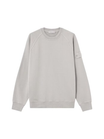 Stone Island STONE ISLAND GHOST HEAVY COTTON SWEATER GREY Stone Island STONE ISLAND GHOST HEAVY COTTON SWEATER GREY