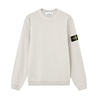 Stone Island STONE ISLAND MALFILÉ FLEECE 'OLD' EFFECT SWEATER PEARL GREY Stone Island STONE ISLAND MALFILÉ FLEECE 'OLD' EFFECT SWEATER PEARL GREY