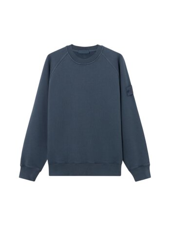 Stone Island STONE ISLAND GHOST HEAVY COTTON SWEATER SLATE BLUE Stone Island STONE ISLAND GHOST HEAVY COTTON SWEATER SLATE BLUE