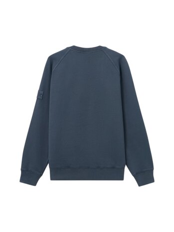 Stone Island STONE ISLAND GHOST HEAVY COTTON SWEATER SLATE BLUE Stone Island STONE ISLAND GHOST HEAVY COTTON SWEATER SLATE BLUE