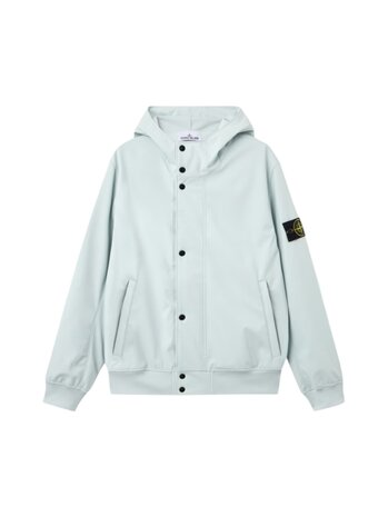 Stone Island STONE ISLAND LIGHT SOFT SHELL-R DUST BLUE Stone Island STONE ISLAND LIGHT SOFT SHELL-R DUST BLUE