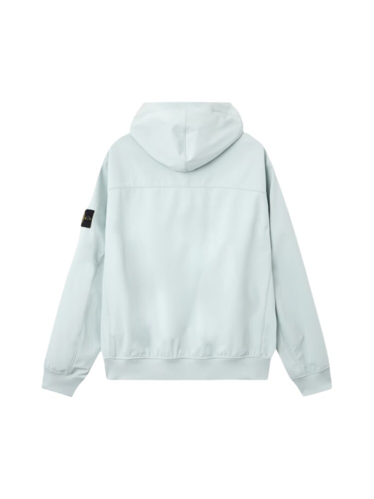 Stone Island STONE ISLAND LIGHT SOFT SHELL-R DUST BLUE Stone Island STONE ISLAND LIGHT SOFT SHELL-R DUST BLUE
