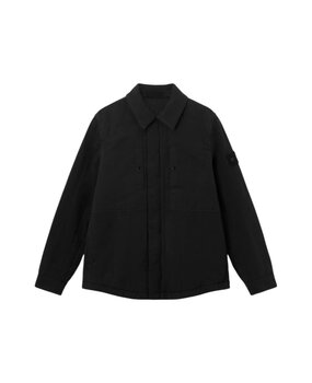 Stone Island STONE ISLAND GHOST COTTON LINEN QUILTED-TC BLACK Stone Island STONE ISLAND GHOST COTTON LINEN QUILTED-TC BLACK