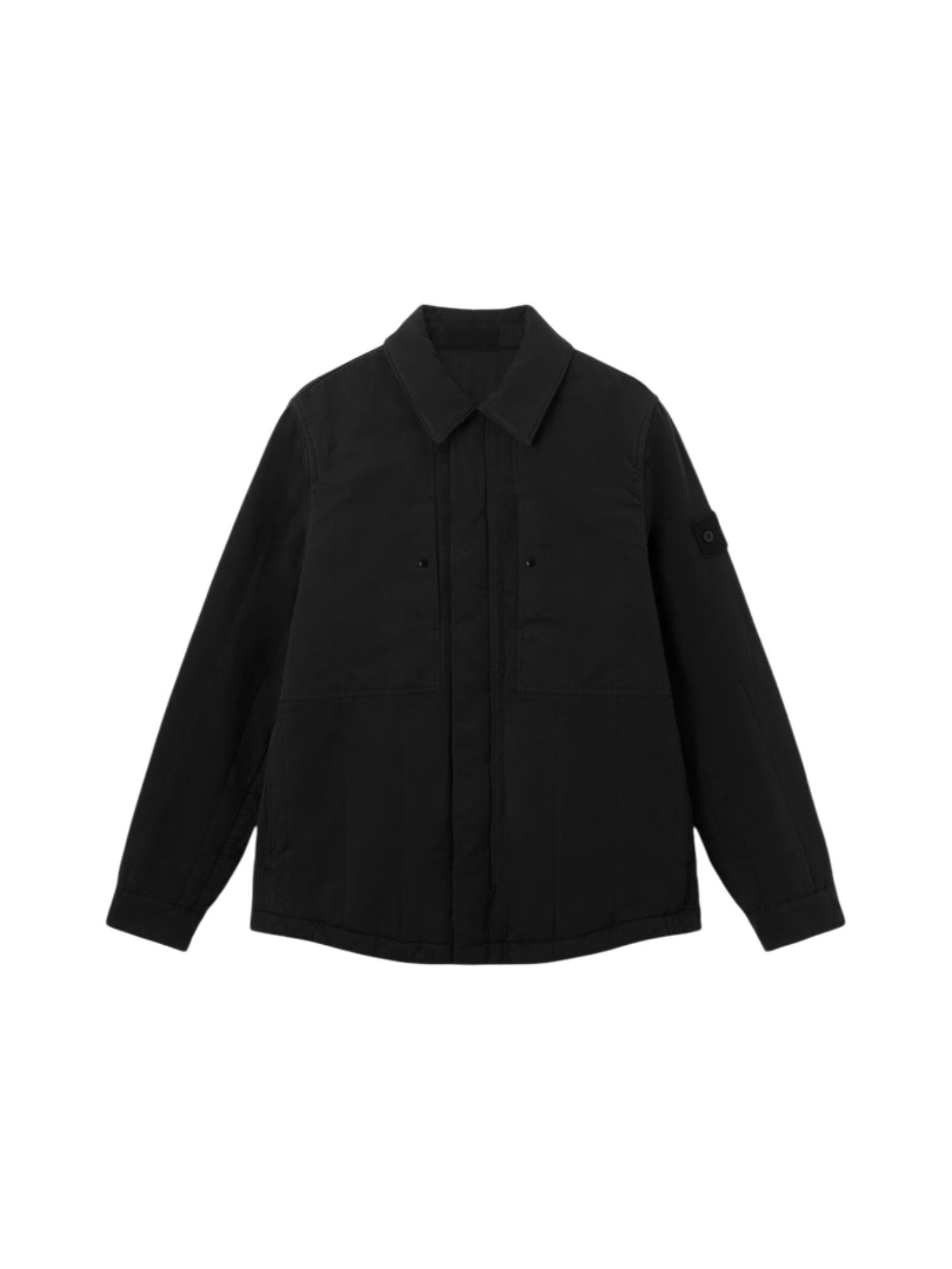 GARA × blackmeans QUILT STOLE STONE ISLAND GHOST COTTON LINEN QUILTED-TC BLACK - Vic