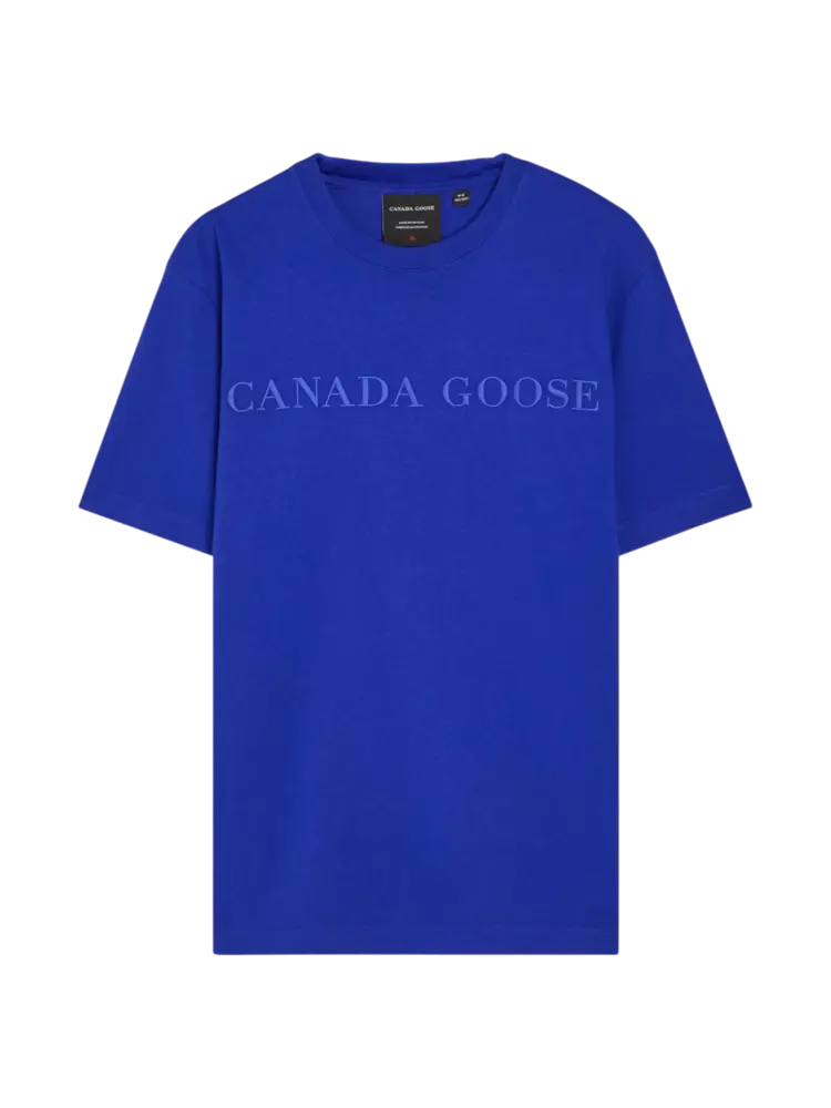 Canada Goose CANADA GOOSE VANTAGE T-SHIRT AZURRO Canada Goose CANADA GOOSE VANTAGE T-SHIRT AZURRO