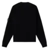 Stone Island STONE ISLAND RIBBED ORGANIC COTTON CARDIGAN BLACK Stone Island STONE ISLAND RIBBED ORGANIC COTTON CARDIGAN BLACK