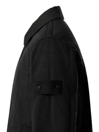 Stone Island STONE ISLAND GHOST COTTON LINEN QUILTED-TC BLACK Stone Island STONE ISLAND GHOST COTTON LINEN QUILTED-TC BLACK