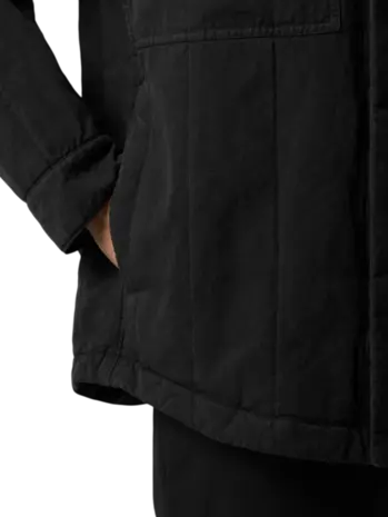 Stone Island STONE ISLAND GHOST COTTON LINEN QUILTED-TC BLACK Stone Island STONE ISLAND GHOST COTTON LINEN QUILTED-TC BLACK