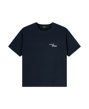 A.P.C. A.P.C. FRGMT. RENONCMENT T-SHIRT DARK NAVY A.P.C. A.P.C. FRGMT. RENONCMENT T-SHIRT DARK NAVY