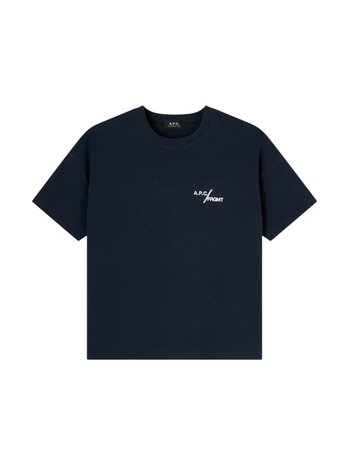 A.P.C. A.P.C. FRGMT. RENONCMENT T-SHIRT DARK NAVY A.P.C. A.P.C. FRGMT. RENONCMENT T-SHIRT DARK NAVY