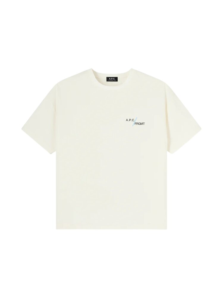 A.P.C. A.P.C. FRGMT. RENONCMENT T-SHIRT BLANC A.P.C. A.P.C. FRGMT. RENONCMENT T-SHIRT BLANC