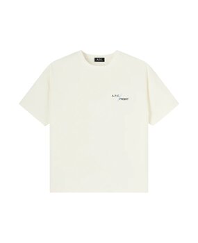A.P.C. A.P.C. FRGMT. RENONCMENT T-SHIRT BLANC A.P.C. A.P.C. FRGMT. RENONCMENT T-SHIRT BLANC