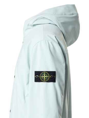 Stone Island STONE ISLAND LIGHT SOFT SHELL-R DUST BLUE Stone Island STONE ISLAND LIGHT SOFT SHELL-R DUST BLUE