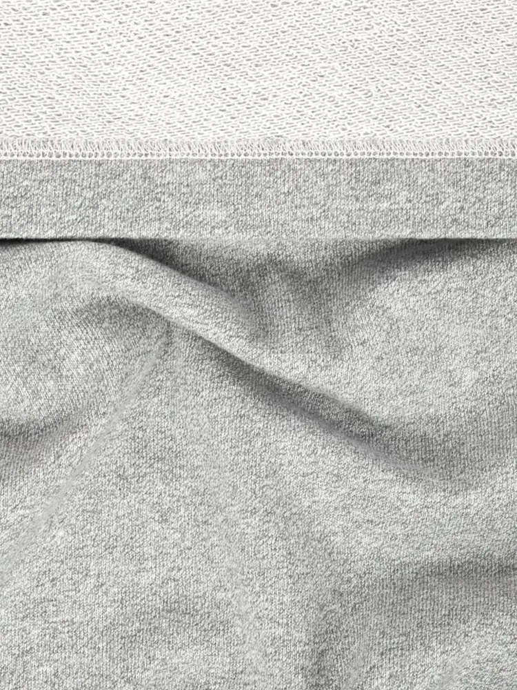 Stone Island STONE ISLAND MÉLANGE FLEECE SWEATER GREY Stone Island STONE ISLAND MÉLANGE FLEECE SWEATER GREY