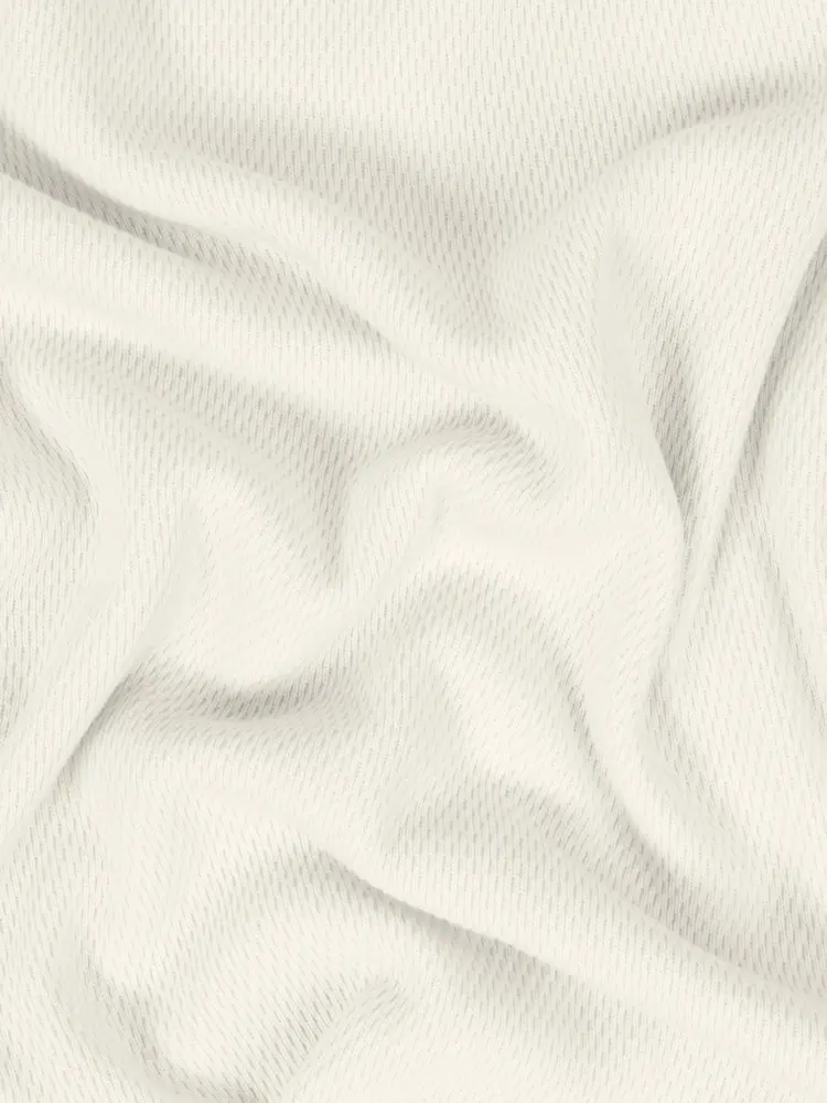 Stone Island STONE ISLAND MESH STITCH COTTON SWEATER IVORY Stone Island STONE ISLAND MESH STITCH COTTON SWEATER IVORY