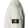 Stone Island STONE ISLAND MALFILÉ FLEECE 'OLD' EFFECT SWEATER PEARL GREY Stone Island STONE ISLAND MALFILÉ FLEECE 'OLD' EFFECT SWEATER PEARL GREY