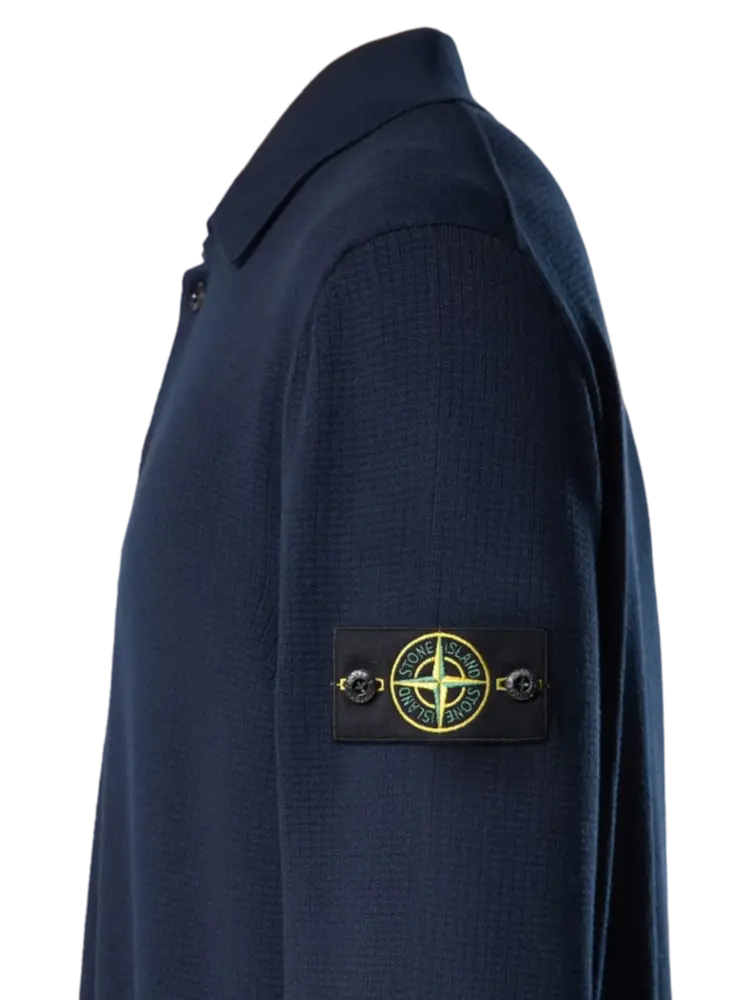 Stone Island STONE ISLAND MICRO STITCH PULLOVER NAVY Stone Island STONE ISLAND MICRO STITCH PULLOVER NAVY