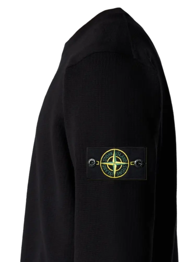Stone Island STONE ISLAND MICRO STITCH PULLOVER BLACK