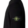 Stone Island STONE ISLAND MICRO STITCH PULLOVER BLACK Stone Island STONE ISLAND MICRO STITCH PULLOVER BLACK
