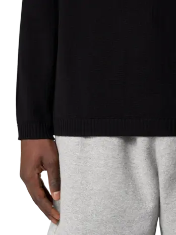 Stone Island STONE ISLAND MICRO STITCH PULLOVER BLACK
