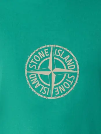 Stone Island STONE ISLAND ORGANIC COTTON JERSEY MALACHITE Stone Island STONE ISLAND ORGANIC COTTON JERSEY MALACHITE