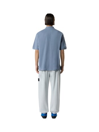 Stone Island STONE ISLAND 50/2 ORGANIC COTTON POLO BLUE Stone Island STONE ISLAND 50/2 ORGANIC COTTON POLO BLUE