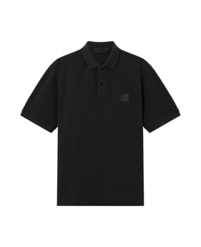 Stone Island STONE ISLAND GHOST 50/2 ORGANIC COTTON POLO BLACK Stone Island STONE ISLAND GHOST 50/2 ORGANIC COTTON POLO BLACK