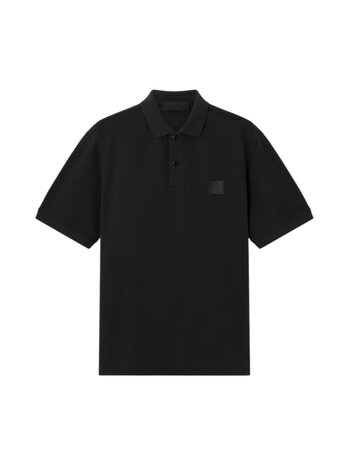 Stone Island STONE ISLAND GHOST 50/2 ORGANIC COTTON POLO BLACK Stone Island STONE ISLAND GHOST 50/2 ORGANIC COTTON POLO BLACK