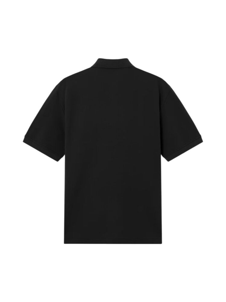Stone Island STONE ISLAND GHOST 50/2 ORGANIC COTTON POLO BLACK Stone Island STONE ISLAND GHOST 50/2 ORGANIC COTTON POLO BLACK