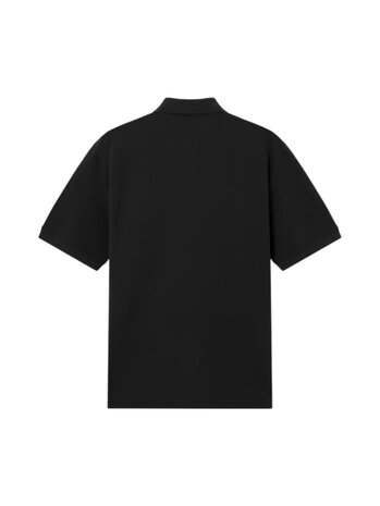 Stone Island STONE ISLAND GHOST 50/2 ORGANIC COTTON POLO BLACK Stone Island STONE ISLAND GHOST 50/2 ORGANIC COTTON POLO BLACK