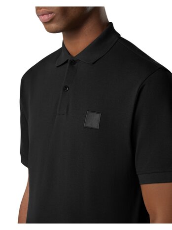Stone Island STONE ISLAND GHOST 50/2 ORGANIC COTTON POLO BLACK Stone Island STONE ISLAND GHOST 50/2 ORGANIC COTTON POLO BLACK