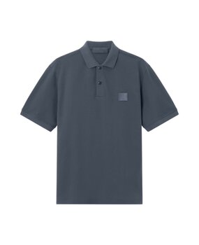 Stone Island STONE ISLAND GHOST 50/2 ORGANIC COTTON POLO SLATE BLUE Stone Island STONE ISLAND GHOST 50/2 ORGANIC COTTON POLO SLATE BLUE