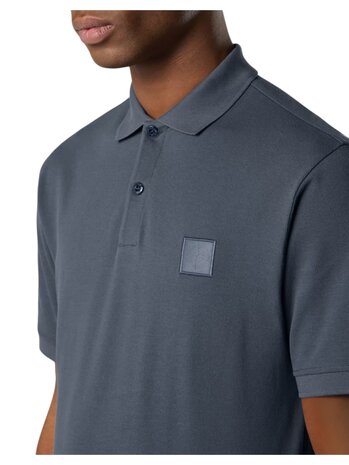 Stone Island STONE ISLAND GHOST 50/2 ORGANIC COTTON POLO SLATE BLUE Stone Island STONE ISLAND GHOST 50/2 ORGANIC COTTON POLO SLATE BLUE
