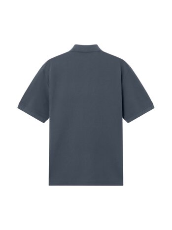 Stone Island STONE ISLAND GHOST 50/2 ORGANIC COTTON POLO SLATE BLUE Stone Island STONE ISLAND GHOST 50/2 ORGANIC COTTON POLO SLATE BLUE