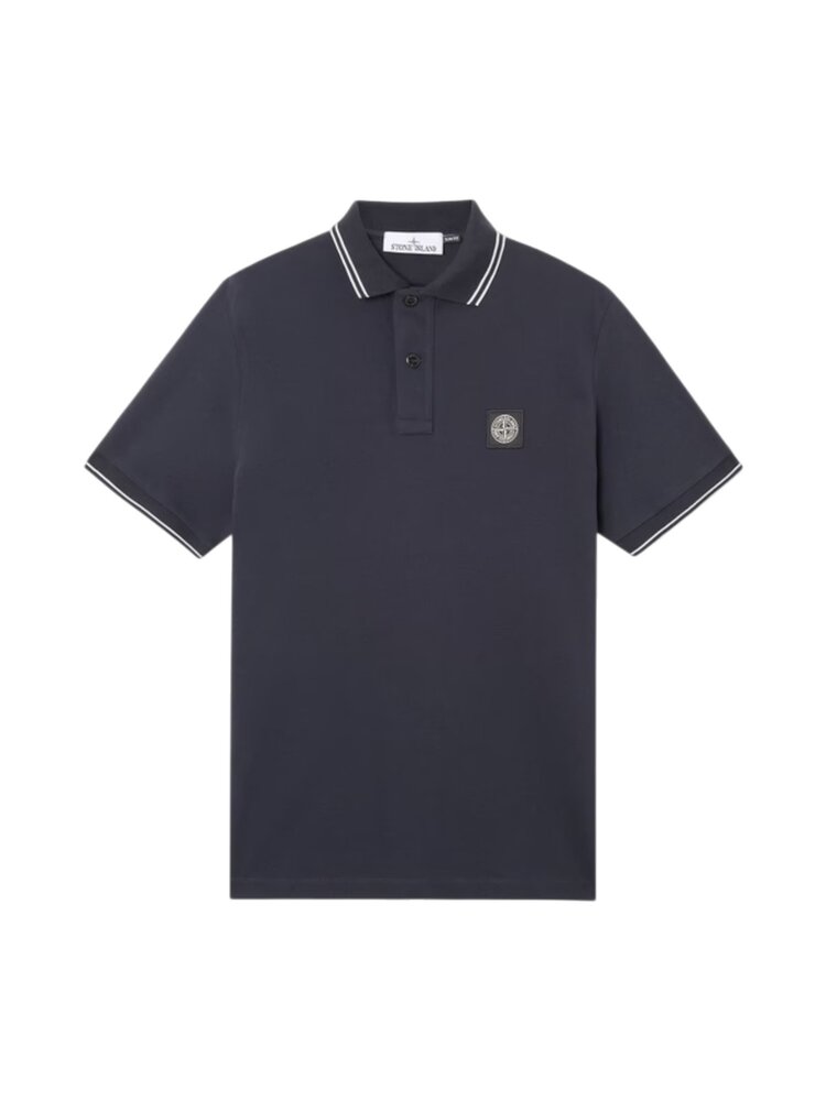 Stone Island STONE ISLAND COTTON ORGANIC POLO NAVY Stone Island STONE ISLAND COTTON ORGANIC POLO NAVY