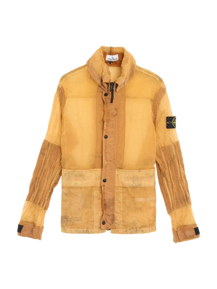 Stone Island STONE ISLAND FADED CAMO MONOFILAMENT-OVD JACK ORANGE CAMO Stone Island STONE ISLAND FADED CAMO MONOFILAMENT-OVD JACK ORANGE CAMO