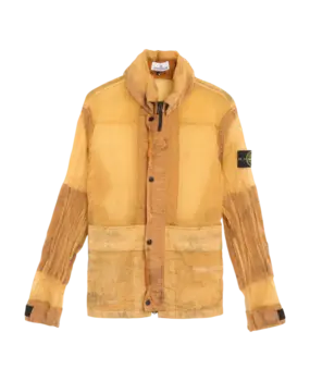 Stone Island STONE ISLAND FADED CAMO MONOFILAMENT-OVD JACK ORANGE CAMO Stone Island STONE ISLAND FADED CAMO MONOFILAMENT-OVD JACK ORANGE CAMO