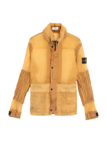 Stone Island STONE ISLAND FADED CAMO MONOFILAMENT-OVD JACK ORANGE CAMO Stone Island STONE ISLAND FADED CAMO MONOFILAMENT-OVD JACK ORANGE CAMO