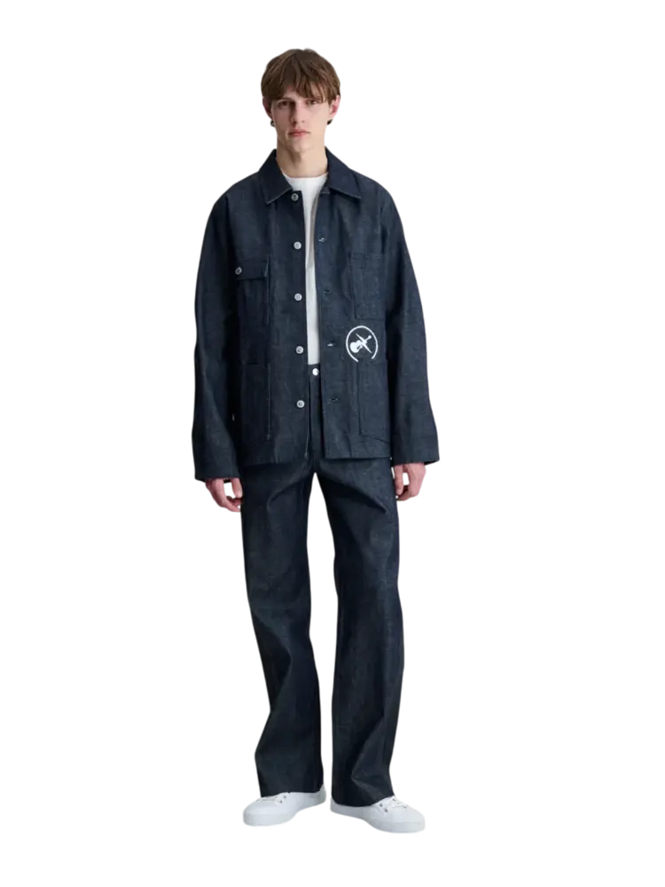 A.P.C. A.P.C. FRGMT. GRAND DENIM JACKET INDIGO NAVY A.P.C. A.P.C. FRGMT. GRAND DENIM JACKET INDIGO NAVY