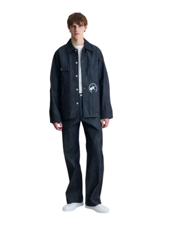 A.P.C. A.P.C. FRGMT. GRAND DENIM JACKET INDIGO NAVY A.P.C. A.P.C. FRGMT. GRAND DENIM JACKET INDIGO NAVY